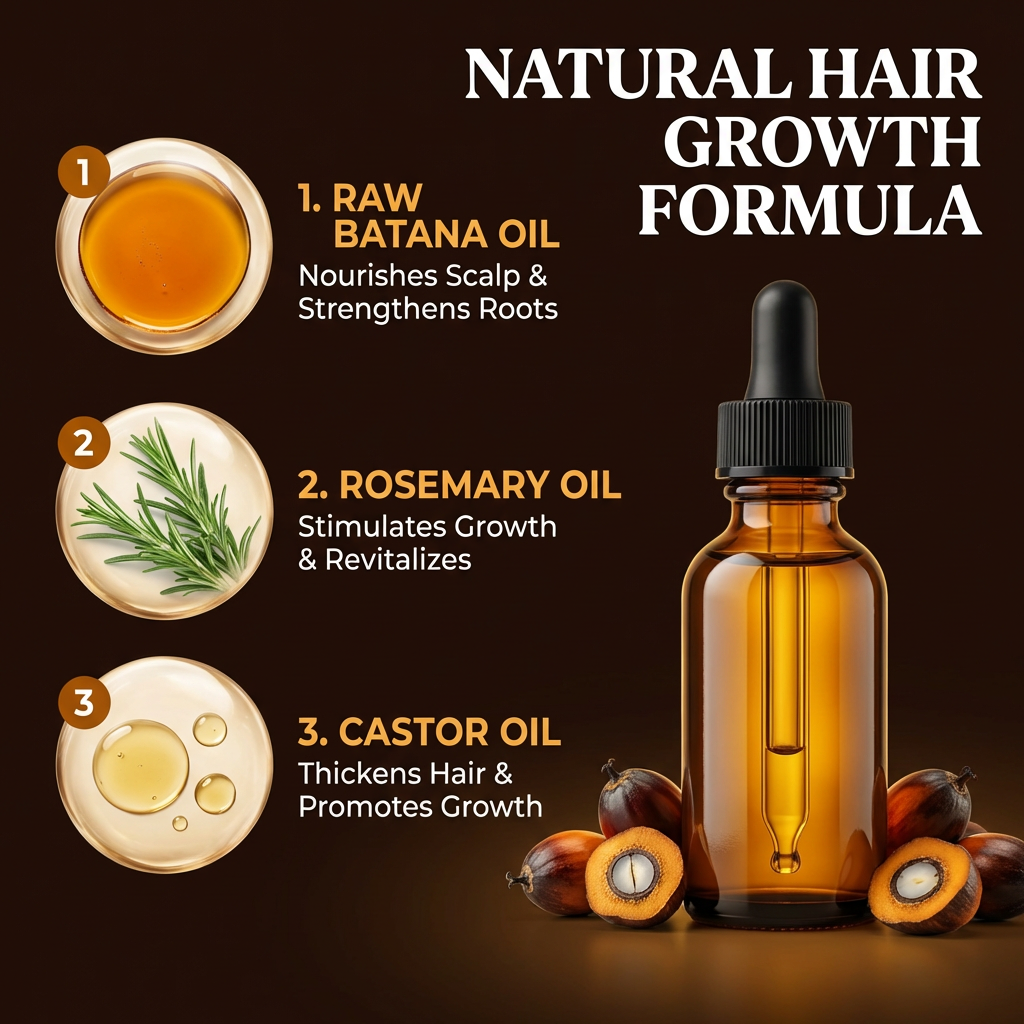 Batana Hair Growth Oil — 100% Pure Natural Treatment